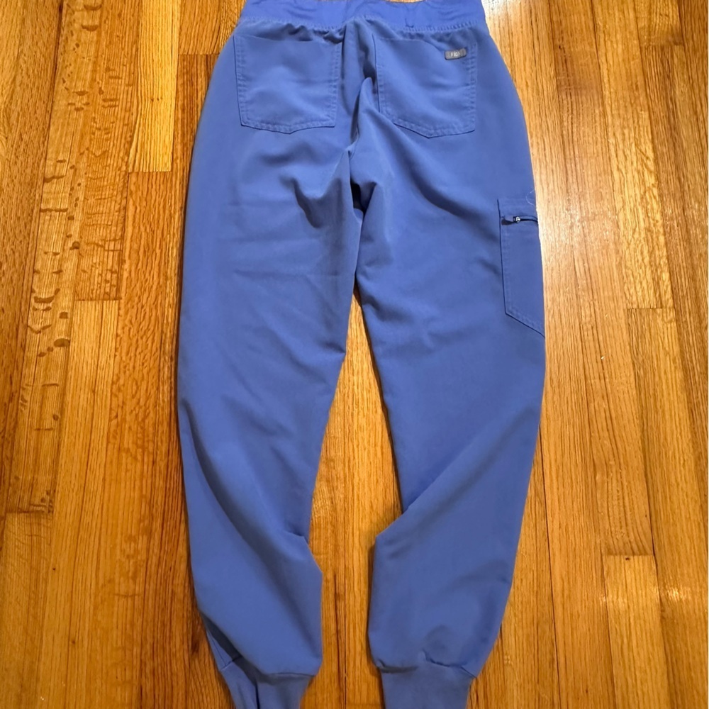 Figs Scrub Pants Womens XS Blue Zamora Joggers Technical Collection Cargo (#4) - Picture 7 of 14